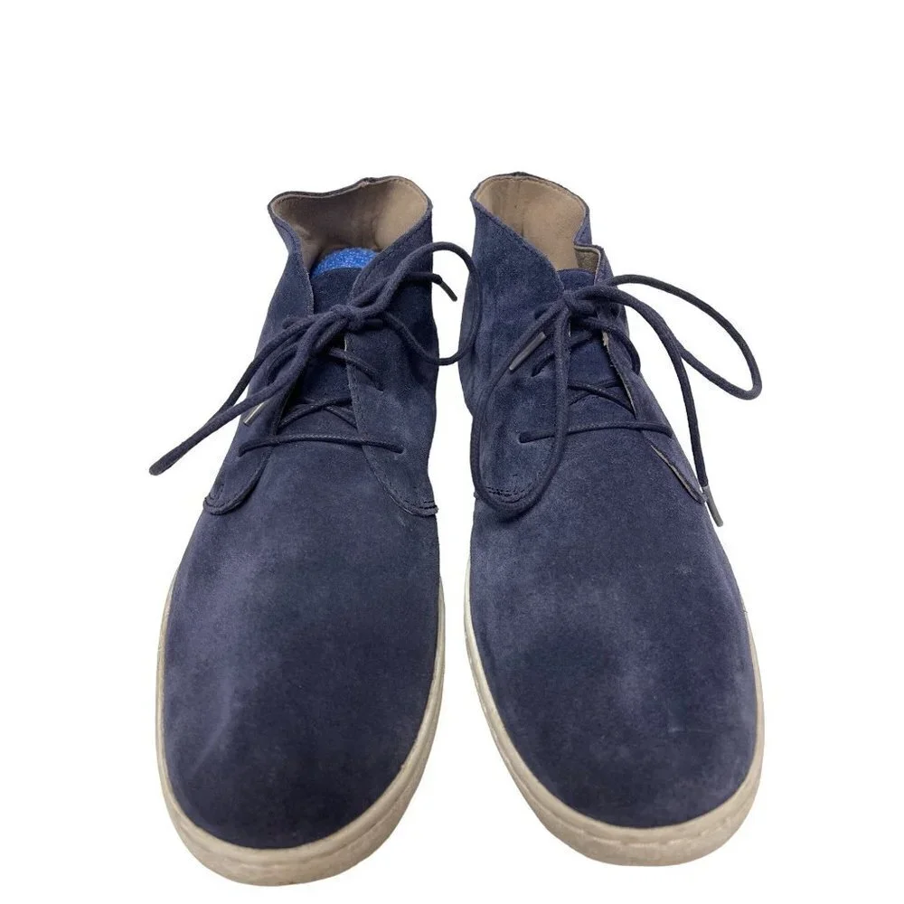 Cole Haan Blue Suede Chukka Boots Men's Size 10